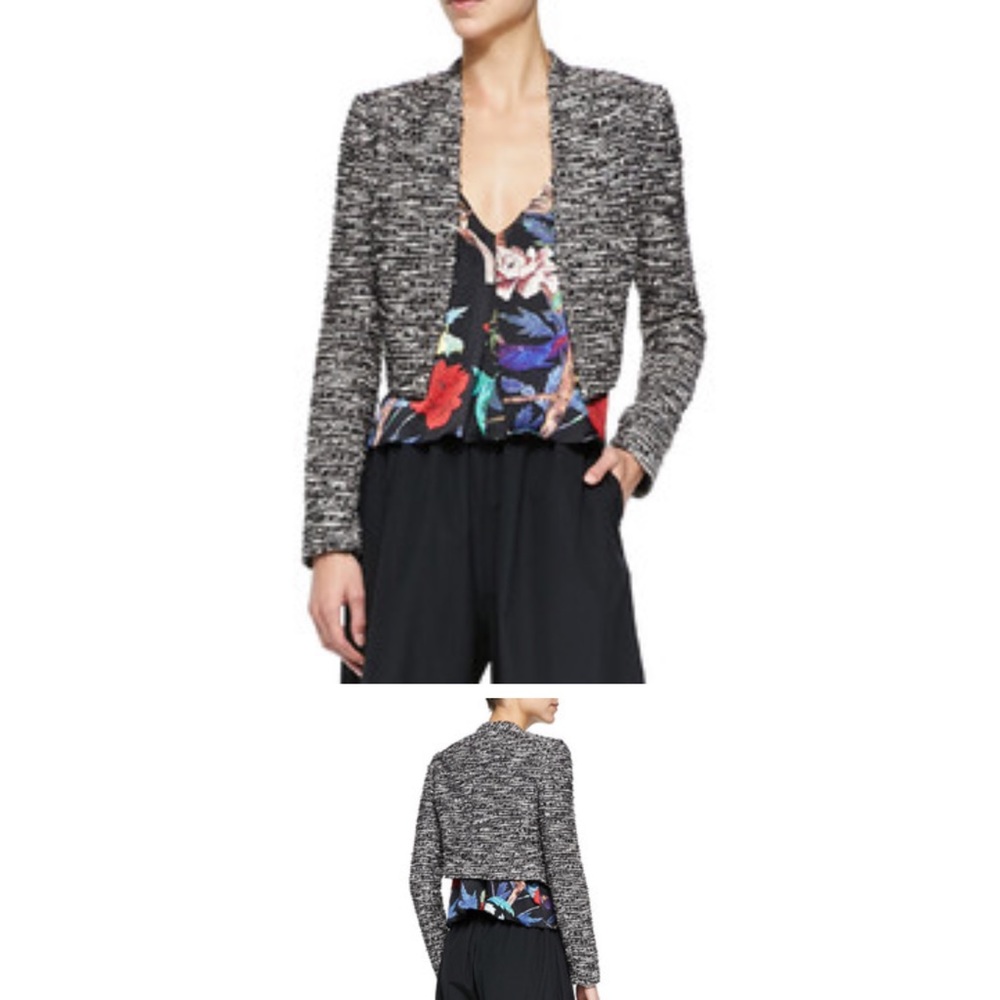 Alice + Olivia Kidman Cropped Blazer
